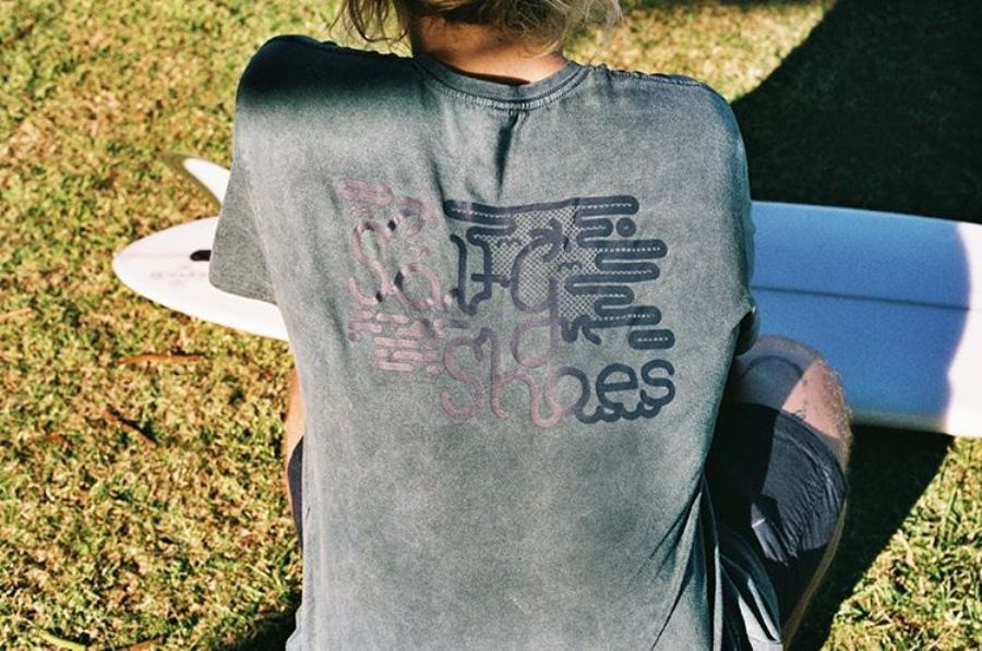 Salty Shoes apparel typography design 3