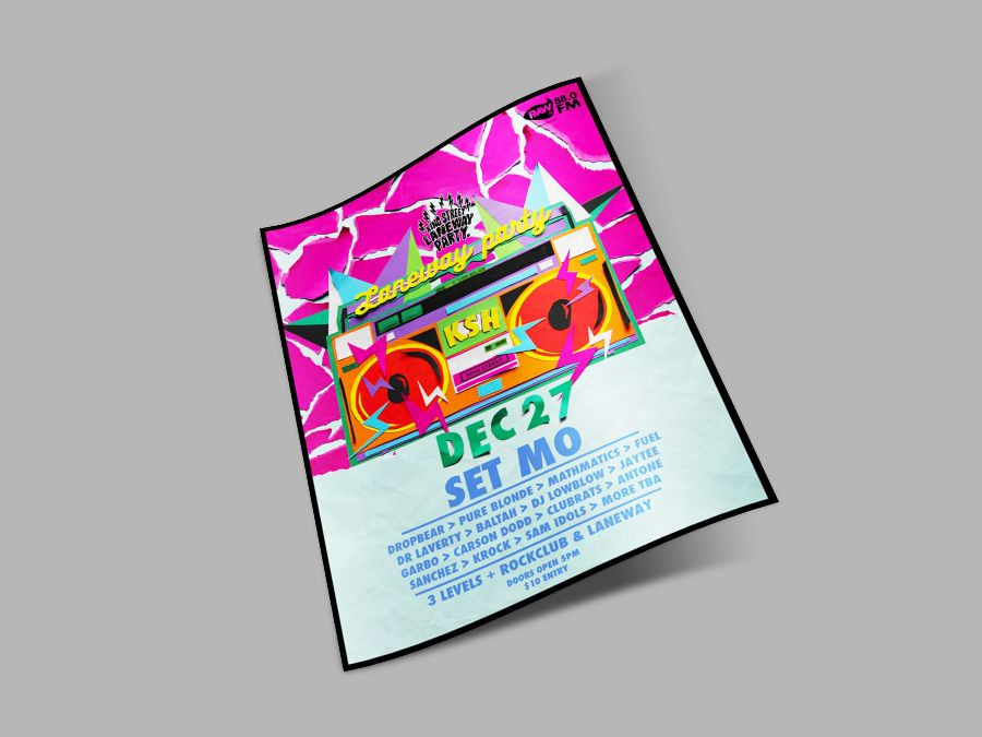 Event poster design from the archive collection 56