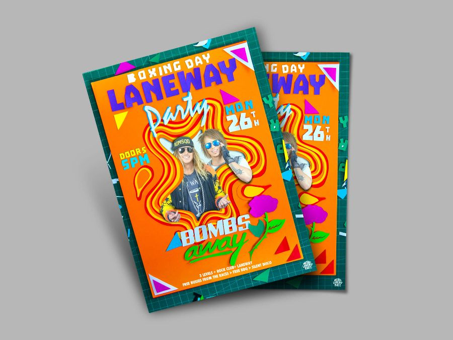 Event poster design from the archive collection 43