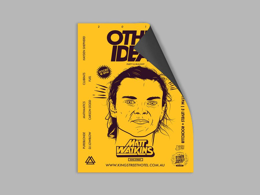 Event poster design from the archive collection 25
