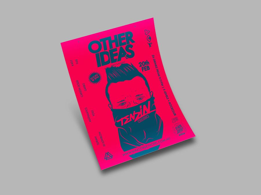 Event poster design from the archive collection 55