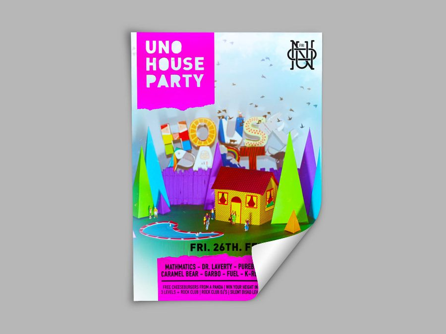 Event poster design from the archive collection 11