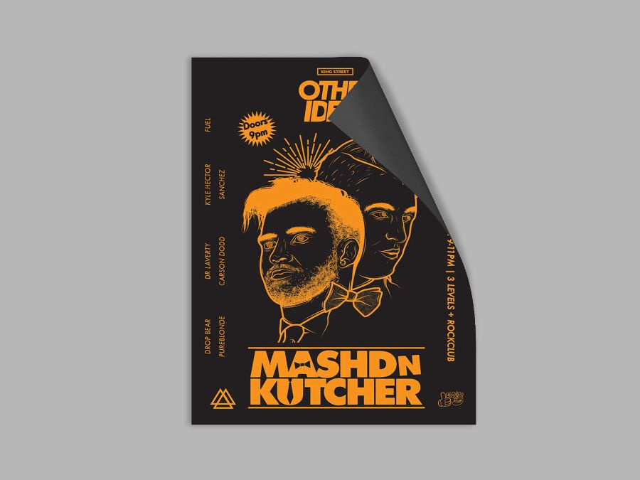 Event poster design from the archive collection 6