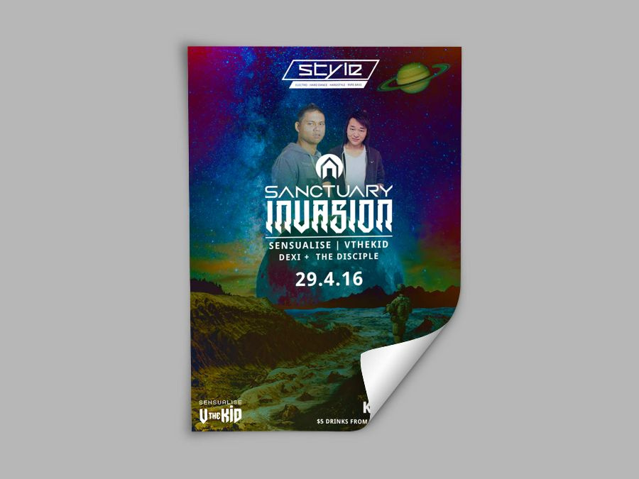 Event poster design from the archive collection 49
