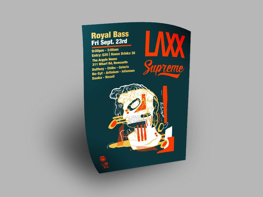Event poster design from the archive collection 26
