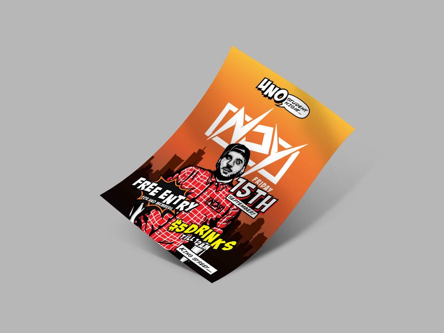 Event poster design from the archive collection 8