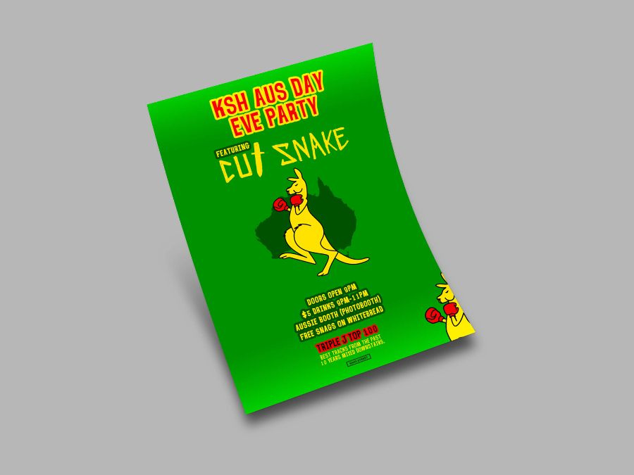 Event poster design from the archive collection 46