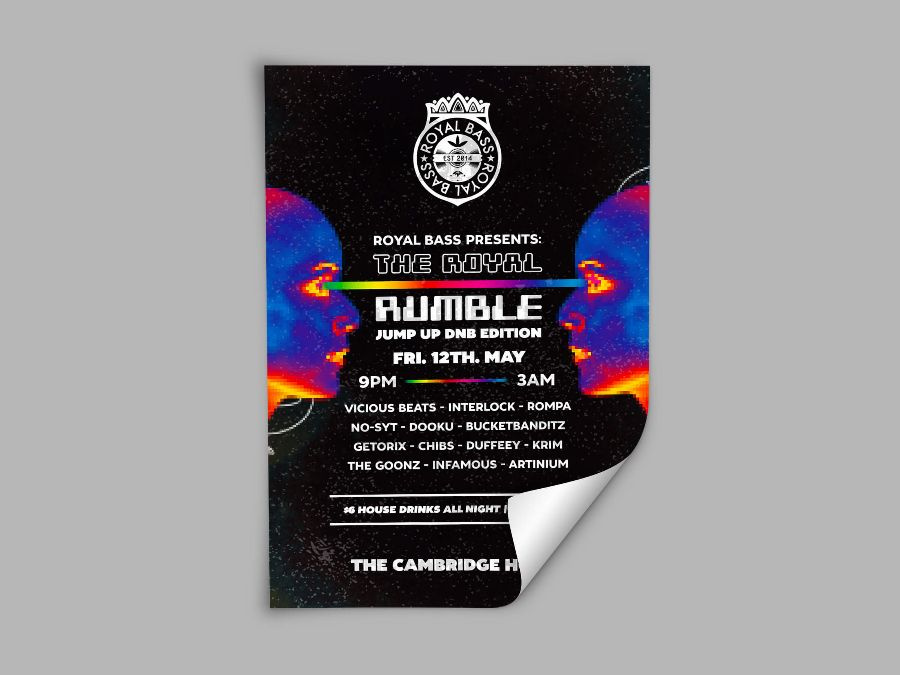Event poster design from the archive collection 37