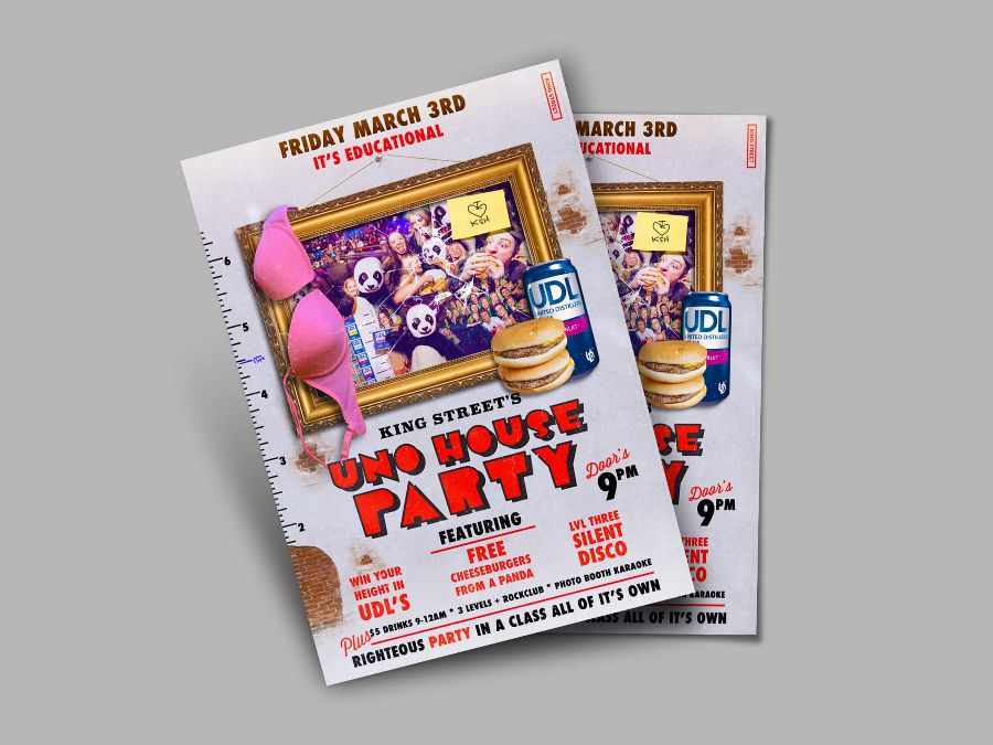 Event poster design from the archive collection 7