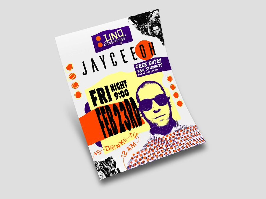 Event poster design from the archive collection 21