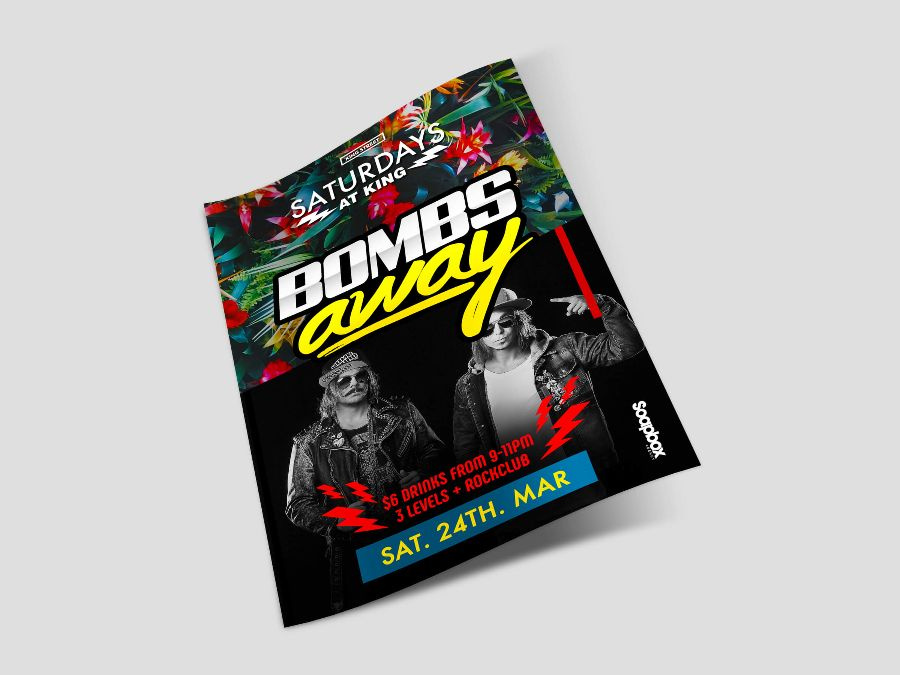 Event poster design from the archive collection 3