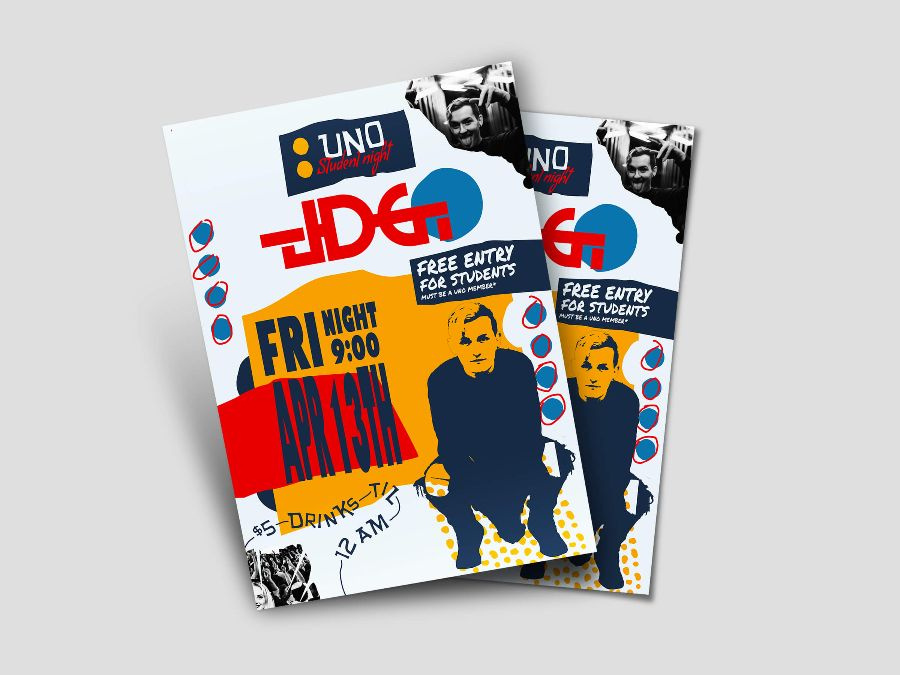 Event poster design from the archive collection 4