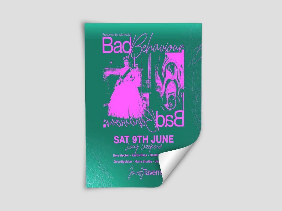 Event poster design from the archive collection 1