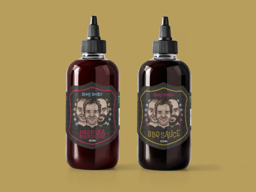 BBQ Boys packaging design artwork 3