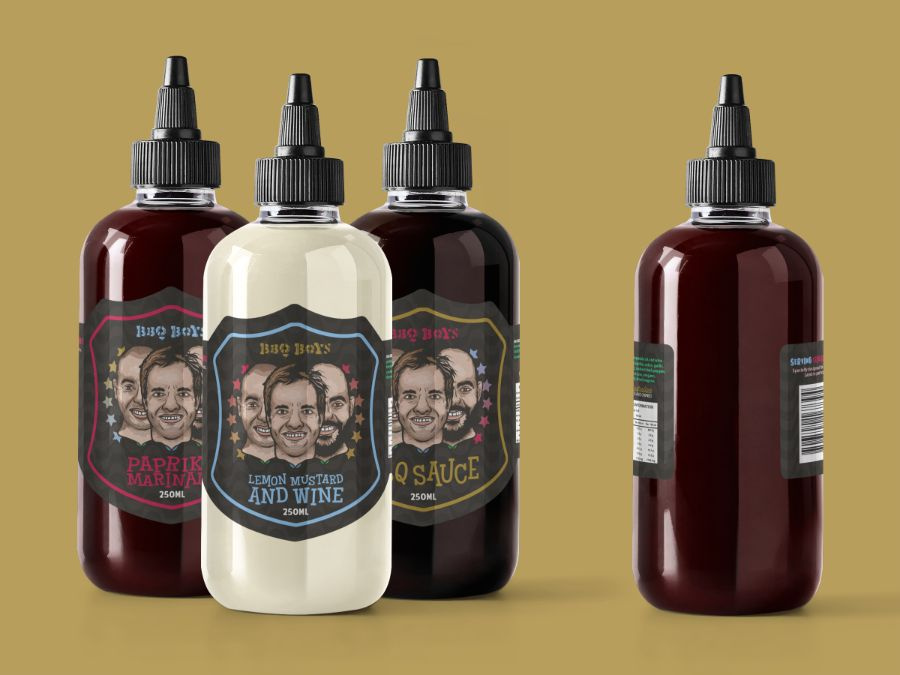 BBQ Boys packaging design artwork 5