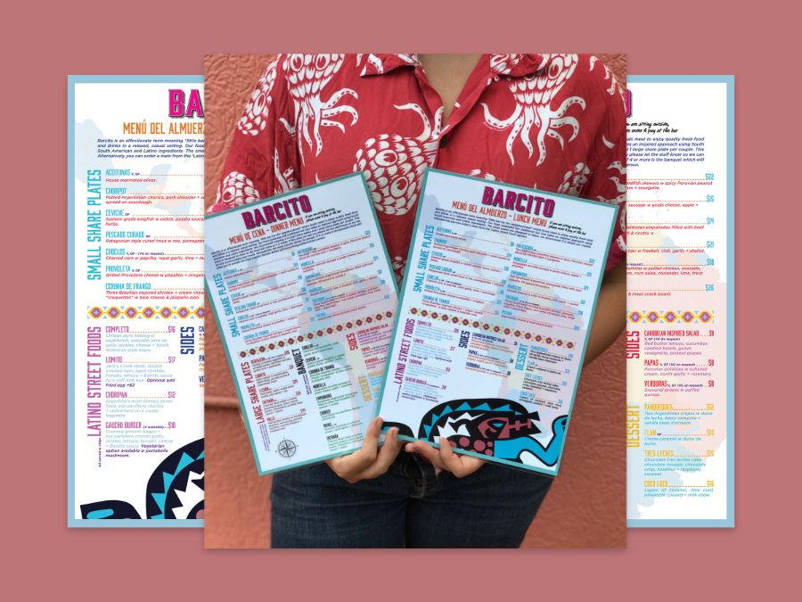 Barcito hospitality menu design artwork 11