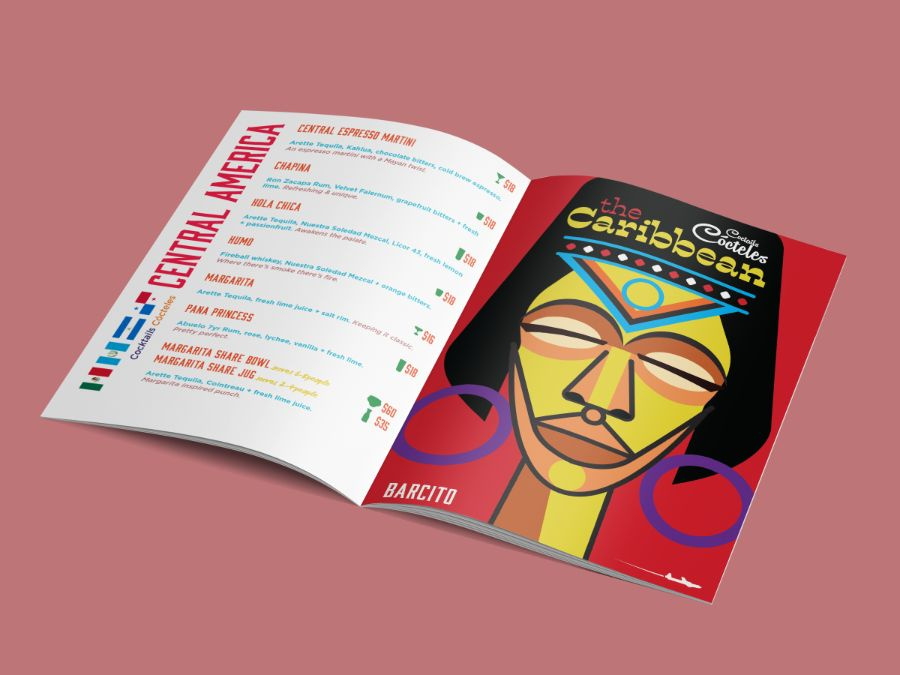 Barcito hospitality menu design artwork 4