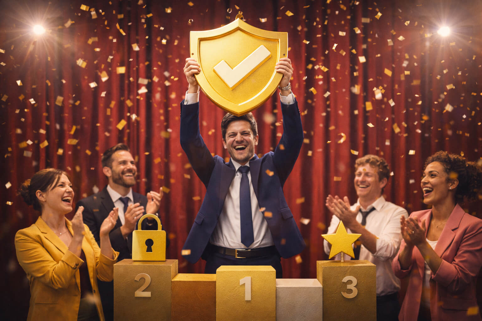 Cursed stock photo about trust and credibility online
