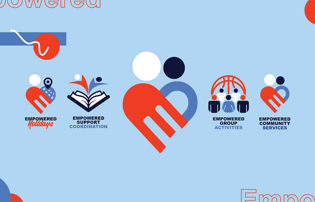 Empowered Community Services branding rollout example 14