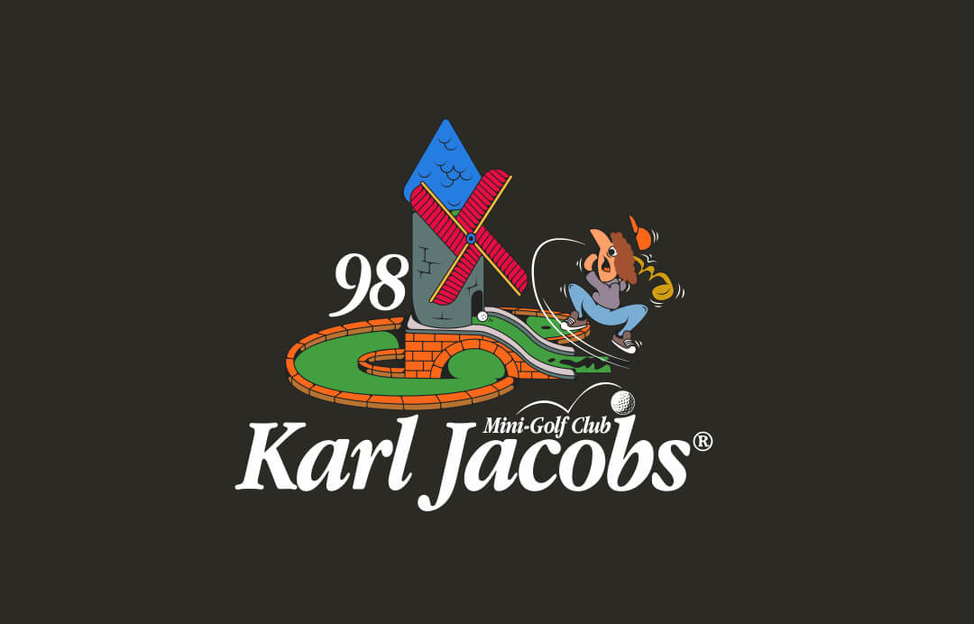 Karl Jacobs mini golf apparel illustration 4