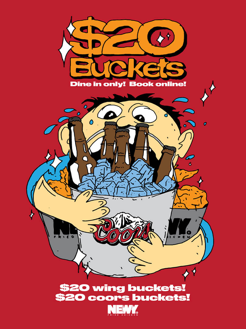 Newy Fried Chicken brand illustration 11