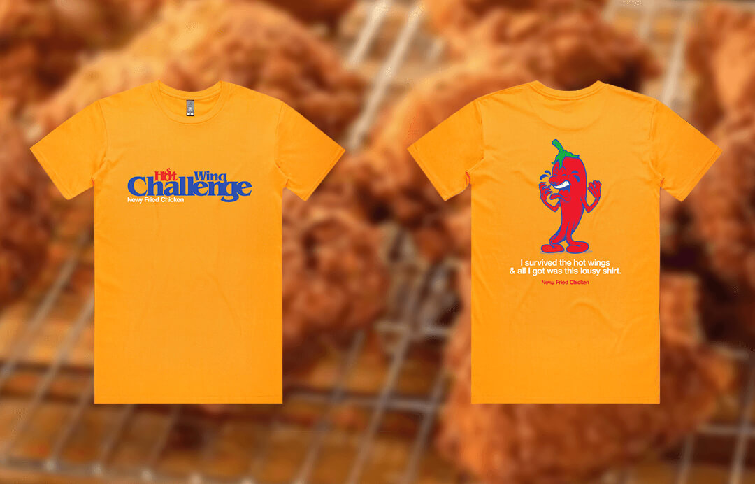 Newy Fried Chicken illustration and poster artwork 1