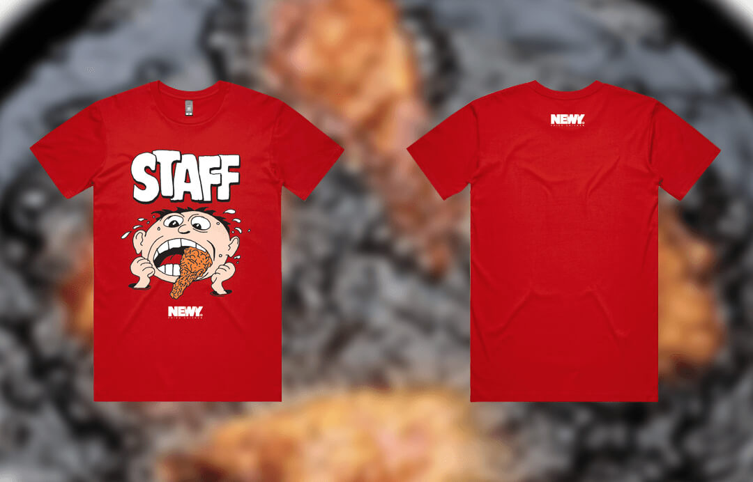 Newy Fried Chicken illustration and poster artwork 3