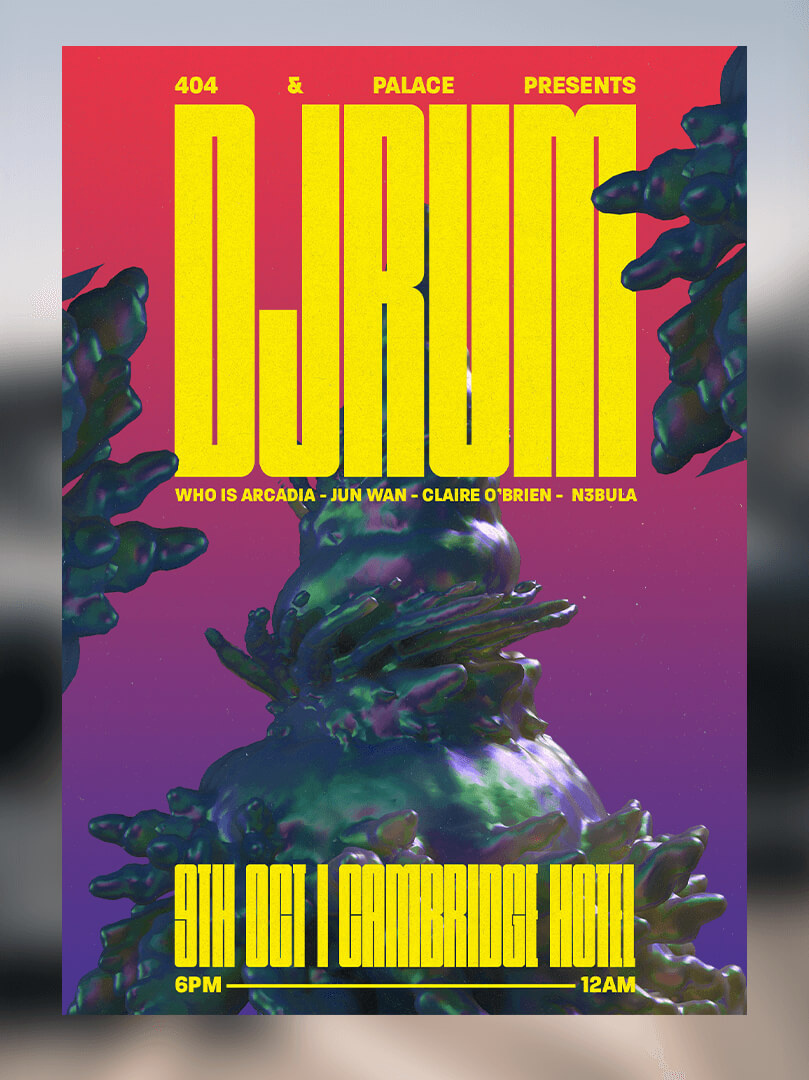 Event poster design from the Various Posters collection 5