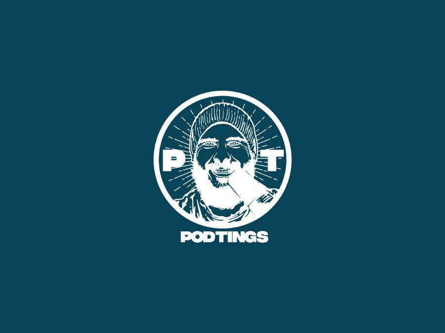Pod Tings logo and splash screen design 1