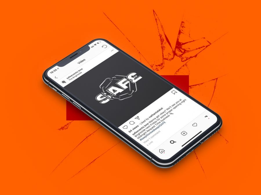 Safe Events music event branding artwork 4