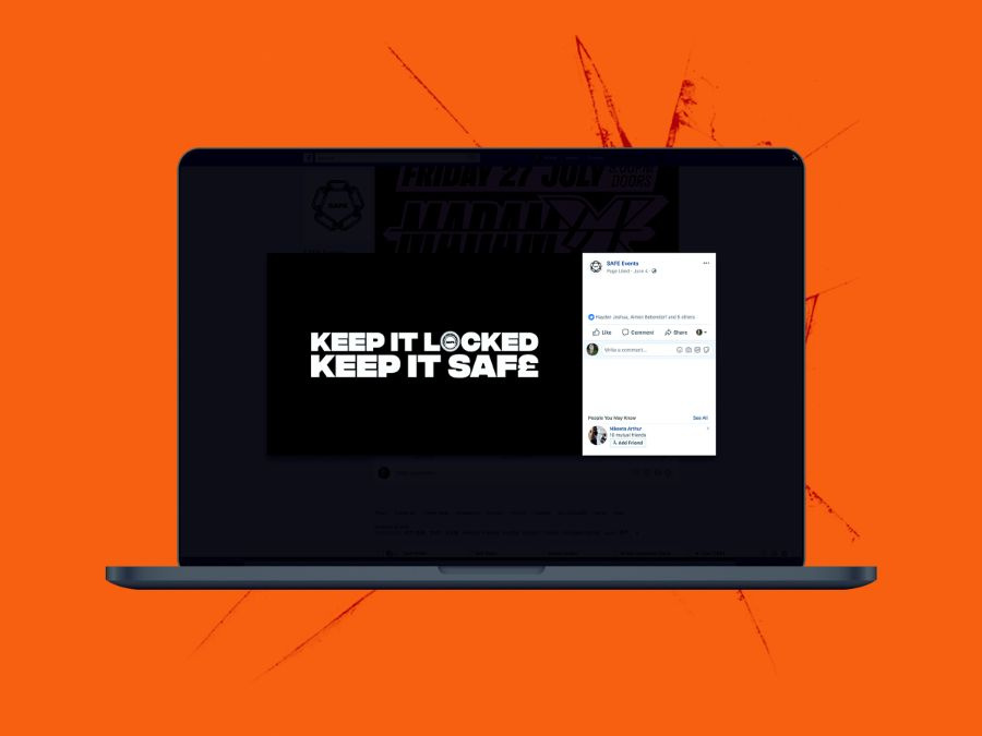 Safe Events music event branding artwork 2